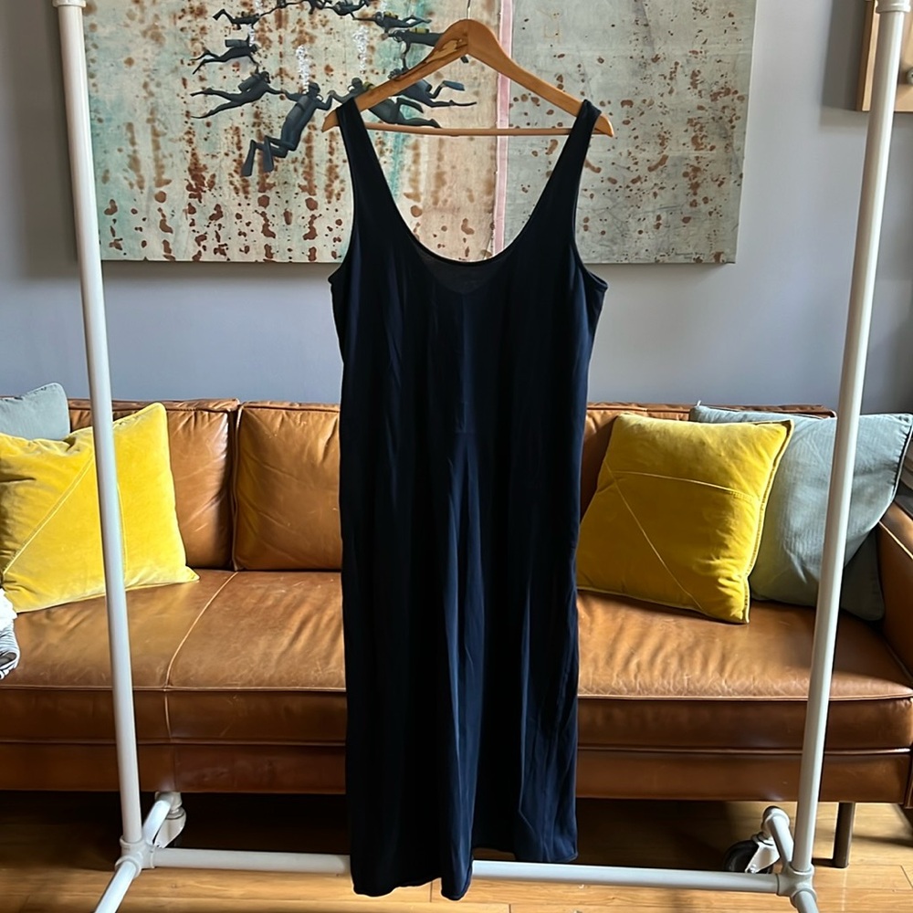 Washed Effect Cotton Dress S